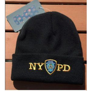 NYPD Black Beanie cap